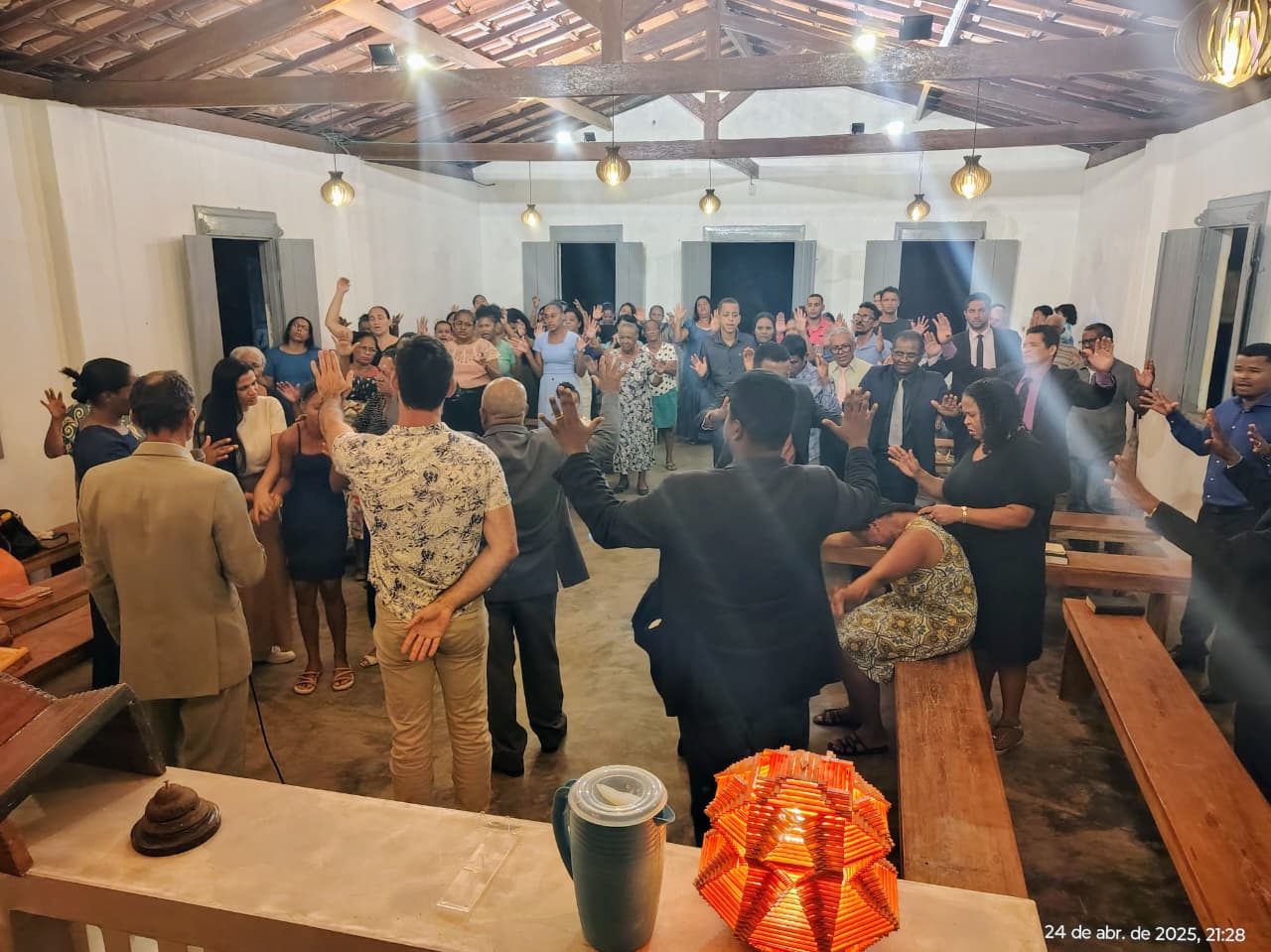 Interior – Culto de Reinauguração